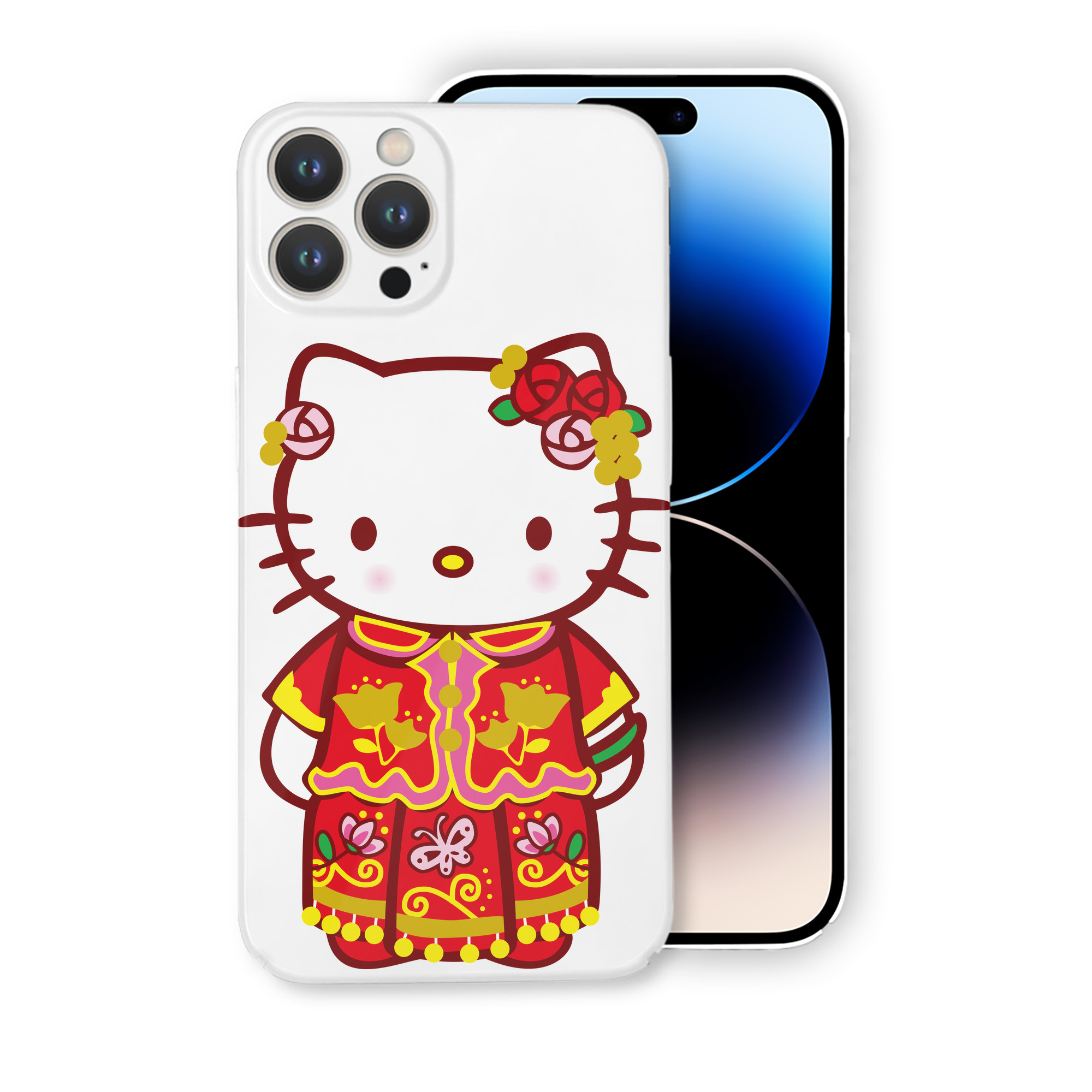 （画像用） Hello Kitty ハローキティ 【iPhone 14シリーズ対応】ハードケース